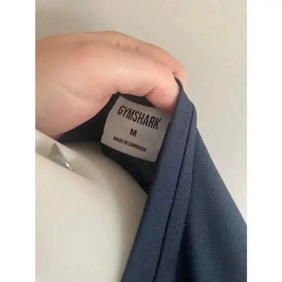 Women's Gymshark‎ Blue T-Shirt Size M GUC Lululemon - Picture 5 of 7